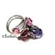 Purple Flower Ring IN066