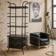 Comoda industriala din metal negru 
