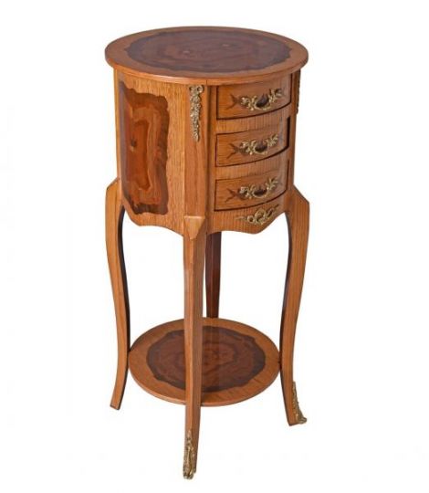Comoda din lemn masiv furniruit cu decoratiuni 