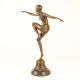 Dansatoare Art Deco-statueta din bronz 