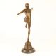 Dansatoare Art Deco-statueta din bronz 