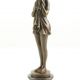 Fata trista- statueta Art Deco din bronz 