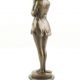 Fata trista- statueta Art Deco din bronz 