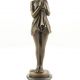Fata trista- statueta Art Deco din bronz 