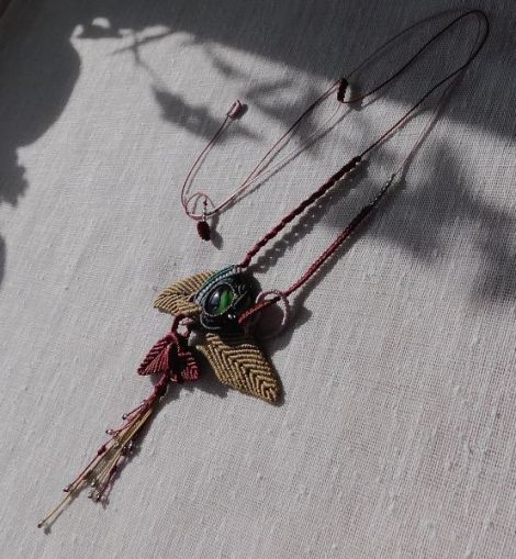Colier macrame Fantasy.