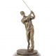Jucator de golf-statueta din bronz 