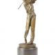 Jucator de golf-statueta din bronz 