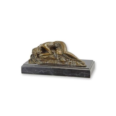Frumoasa adormita-statueta din bronz 
