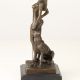 Cleopatra cu pantera-statueta din bronz 