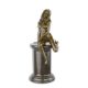 Nud-statueta din bronz pe un soclu din marmura