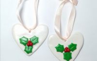 Ornament de brad Inimioara