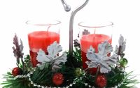 Decoratiune de Craciun Red Candles 20X16 cm