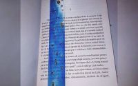 Semn de carte albastru deschis 