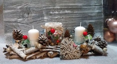 Decoratiune Craciun din mini butseni de visin
