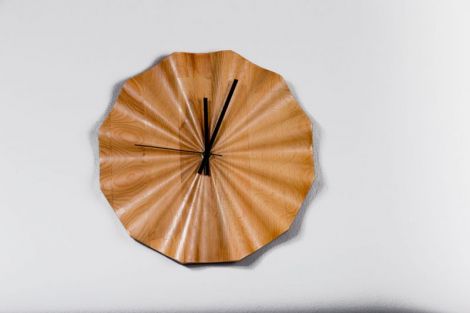 Ceas de perete lemn de fag
