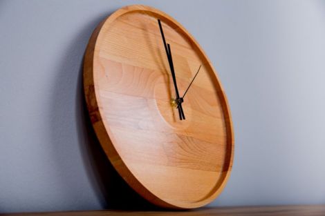 Ceas de perete lemn de fag