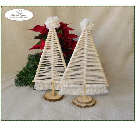 Bradut natur macrame.