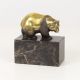 Panda-statueta din bronz masiv