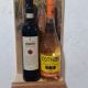 Suport sticla vin cu pahare