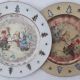 Platou plastic cu decoratiuni de Craciun