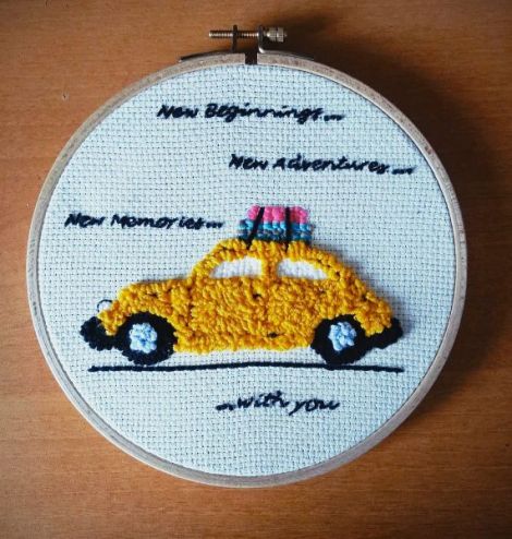 Punch Broderie Rama - Model de Maina