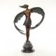 Barbat inaripat-statueta din bronz 