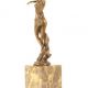 Dansatoare nud-statueta din bronz