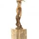 Dansatoare nud-statueta din bronz
