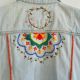 Vest de blugi cu broderie