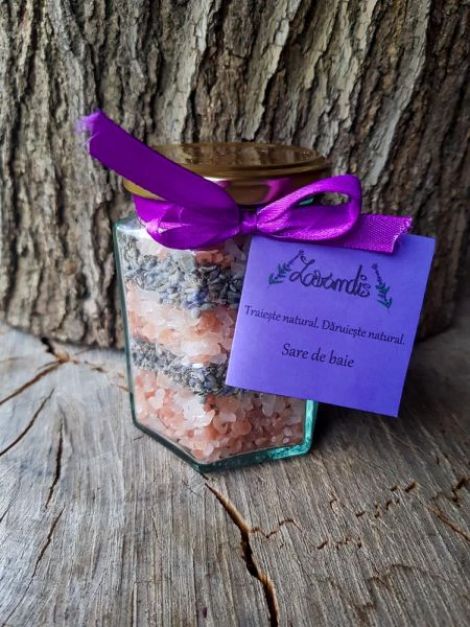 Sare de baie cu lavanda