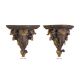 Set console de perete cu cap de elefant 