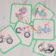 Set 6 martisoare biciclete