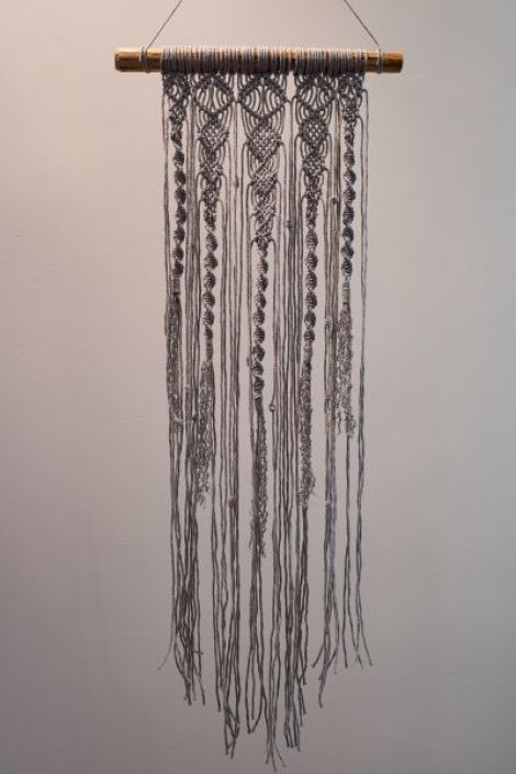 Decoratiune macrame pentru perete