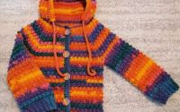 Cardigan pulover cu gluga