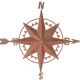 Ceas maritim pentru casa sau gradina antik brown 