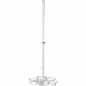 Cuier pom din fier forjat antik white 