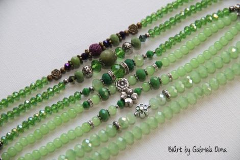 Bratari margele - verde