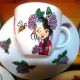 Set cafea fete flori