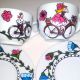 Set cafea biciclisti 