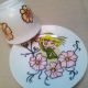 Ceasca cafea pictata fetita blonda