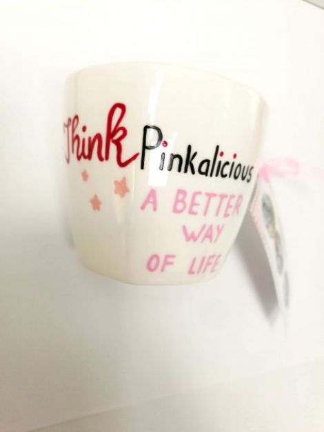 Cana cafea picatata pinkalicious