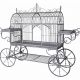 Candy bar din fier forjat antik grey