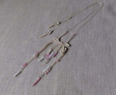 Colier de primavara boho chic.