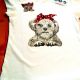 Tricou pictat caine 