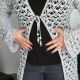 Cardigan crosetat