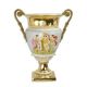 Amfora mare din portelan cu manere din bronz 