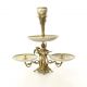 Platou mare din portelan cu decoratiuni cu ingeras