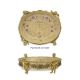 Platou mare din portelan cu decoratiuni bronz