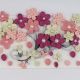Tablou Quilling-Copac cu flori roz.