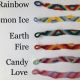 Bratara prieteniei handmade Candy-stripe